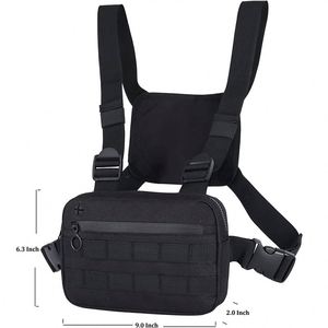 BSCI-zertifizierte Fabrik: Leichte, verdeckte Brusttasche/Holster, Brustgurtweste mit integriertem Handyhalter für Workouts, Radfahren & Wandern - Product Image 2