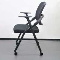 Chaise de bureau ergonomique moderne de haute qualité en maille avec fonction bascule, design pliable et réglable pour la maison, le bureau, les salles de conférence et les écoles