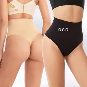 High Waist Tummy Control Panties Women Thong Panty Body Shaper Slimming Underwear Butt Lifter Belly Shaping Brief Shapewear