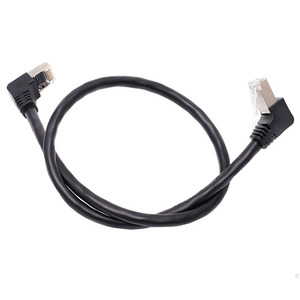 Cavo di rete industriale CAT6 angolo del gomito 90 gradi Profinet servo cavo di rete ad alta schermatura flessibile - Product Image 1