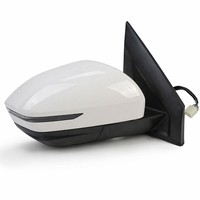 Nouveau rétroviseur latéral électrique pliable avec système de séchage chauffant, blanc laqué, ajustement universel, pour voiture Baojun