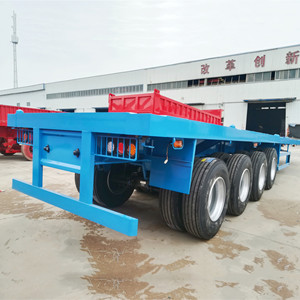 รถพ่วงพื้นเรียบอะลูมิเนียม 4 เพลา 3 เพลา 50 ตัน - Product Image 6