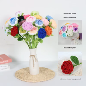 Regalo de Cumpleaños Creativo, Ramo de Hilo Tejido a Mano, Producto Terminado, Temporada de Graduación para Niñas, Amigas, Novias, Maestras - Product Image 3