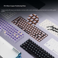 Clavier magnétique filaire HEXGEARS NorthStar 68 8000Hz avec interrupteurs magnétiques Kailh, corps en aluminium réglable RT, ARGB 140 LED, 68 touches