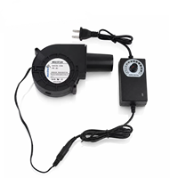 Ventilateur centrifuge 97 mm 12 V 2,94 A 9733H, pompe à air, adaptateur de vitesse, gonflable portable, canapé de camping, matelas, outil de décoration de vacances