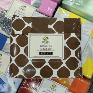 10 Thiết Kế Giao Hàng Ngẫu Nhiên 6 Mảnh Khăn Ga Giường Bộ 4 Vỏ Gối Cảm Ứng Mềm Mại Bộ Đồ Giường Đặt Cho Doanh số Bán Hàng - Product Image 5