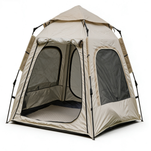 <strong>6</strong> <strong>Person</strong> Large Capacity Hexagonal <strong>Pop</strong> Camping <strong>Tent</strong> 4 Season Single Layer Waterproof Windproof Quick Setup UV Resistant Portable - Product Image 5