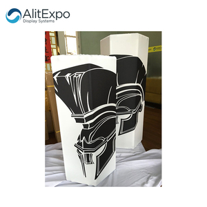 Tùy chỉnh Thiết Kế Nhôm Đùn Gian Hàng Triển Lãm Căng Thẳng Vải Hiển Thị - Product Image 1