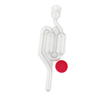 AL01 Fermeur à air en plastique en forme de S pour la fermentation, équipement de brassage de bière et de vin