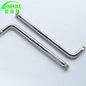 Lanbaolu L-Shaped <b>Socket</b> Wrench 12 Inches Metric Sliding <b>Extension</b> Rod Double-Ended Bend Handle - Product Image 1