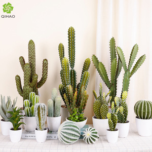 Artificial Cactus Potted Plants Multi Piece Package High Simulation Indoor Desktop Decorative Greenery - Product Image 5