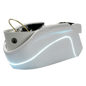 Muebles eléctricos de lujo para salón de belleza, cabeza de <span class=keywords><strong>Spa</strong></span>, silla de champú, cama, silla para lavar el cabello, cabeza de masaje, <span class=keywords><strong>Spa</strong></span> con cuenco, cama de champú - Product Image 4