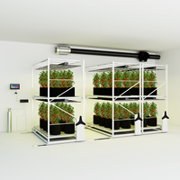 Kit de ventilation moderne avec ventilateur électrique à roulement à billes en plastique pour tentes, culture intérieure et filtre à charbon actif