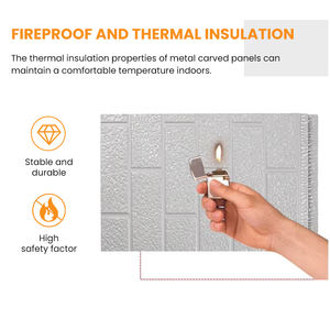Panel Sándwich Metálico <span class=keywords><strong>de</strong></span> PU Ignífugo y Aislante Térmico para Decoración <span class=keywords><strong>de</strong></span> Paredes, Ecológico y Fácil <span class=keywords><strong>de</strong></span> Instalar - Product Image 2