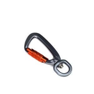 hiking carabiner wholesale camping sling swivel carabiner with triple lock