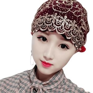 Nueva llegada: Gorro de estilo étnico de 4 colores, pañuelo para la cabeza de color sólido, gorro pañuelo para la cabeza musulmán para mujer - Product Image 1
