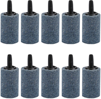 Diffuseur d'air en céramique en forme de cylindre, pierres à air écologiques, taille 15x25mm pour l'hydroponie et les pompes d'aquarium