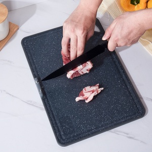 Hot Sales 3 in 1 Cutting Board Built in <b>Knife</b> <b>Sharpener</b> Double Side Chopping Blocks Garlic Grinder Handle for Kitchen - Product Image 5