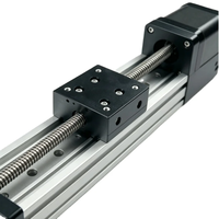 Módulo de Guía Lineal CNC de Precisión Khmos G8 con Tornillo de Bolas, Carrera de 400 mm, Actuador Lineal de 0.03 mm, Rodamiento de Aluminio para Robótica de Recogida y Colocación