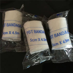 Bandage élastique PBT 5cm x 4.5m non stérile, pansement pour plaies, accessoire de premiers secours, origine Guangdong, personnalisable, marque privée - Product Image 5