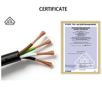 JZD VDE H03VV-F H05VV-F 3G1.5 mm² 3 x 1.5 mm² 5G2.5mm² 4 5 Adern 0.75 1 1.5 2.5 PVC-Kabel Rundkabel H07VV-F Kabel Draht