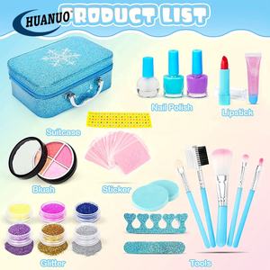 Kit de <span class=keywords><strong>maquillage</strong></span> pour enfants et filles de 9 à <span class=keywords><strong>12</strong></span> <span class=keywords><strong>ans</strong></span>, trousse de <span class=keywords><strong>maquillage</strong></span> pour enfants, vernis à ongles, beauté bleue - Product Image 2