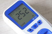 YULIN Analyseur d'hémoglobine portable pour usage domestique et clinique, avec bandelettes, conforme ISO