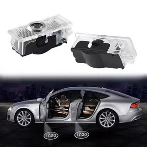 ป้ายไฟ LED โลโก้เงาผีสำหรับรถยนต์,โปรเจคเตอร์ไฟโลโก้พิเศษสำหรับรถยนต์เล็กซัส Mercedes Vw Hyundai