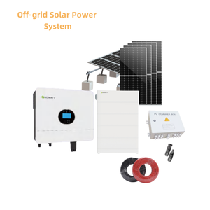 Hệ thống năng lượng mặt trời lai Chất lượng cao 3KW đến 8KW bảng điều khiển năng lượng mặt trời Silicon đơn tinh thể với pin Lithium Ion - Product Image 5