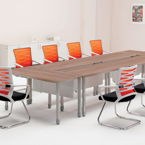 Hàn Quốc thiết kế hiện đại Modular hội nghị bảng thép khung bền Laminate bàn gỗ cho văn phòng linh hoạt bố trí văn phòng nhà văn phòng - Product Image 4