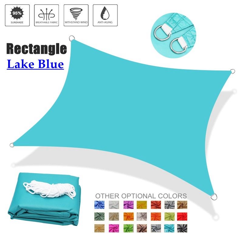 Rectangle Arc Lake Blue
