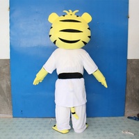 Funtoys Usine Directe Vente Costume de Mascotte de Tigre de Karaté Nouveau Style sur Mesure