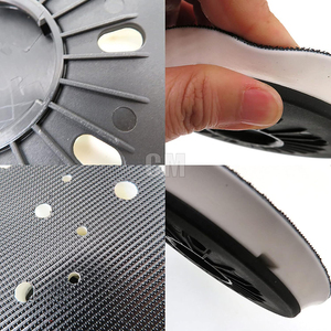 ถาดเครื่องเจียรแบบ OEM (โครงเครื่อง) แผ่นรองหลังเครื่องขัด แผ่นรองบัฟเฟอร์ 6 นิ้ว คุณภาพพรีเมียม แบบตีนตุ๊กแก สำหรับ RO 150 EFQ RO 125 EFQ - Product Image 4