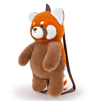 Nouveau design personnalisé peluches pour enfants peluche renard animal sac à dos peluches