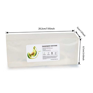 Base di <span class=keywords><strong>sapone</strong></span> alla glicerina trasparente per la produzione di <span class=keywords><strong>sapone</strong></span>-esfoliante senza profumo, senza SLS, glicerina per tutti i tipi di Beige chiaro, uomini e donne - Product Image 1