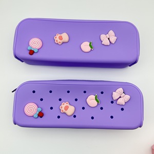 กระเป๋าใส่ดินสอมีรูมีซิปขนาดใหญ่ทำจากซิลิโคนสุดสร้างสรรค์แบบพกพา - Product Image 4