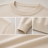 Pull cardigan épais et respirant pour homme, col en V, gris élégant, décontracté, de luxe, anti-plis, pour l'hiver, modèle RCX ODM