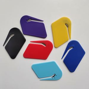 Cuchilla Personalizada para Abrir Sobres, Mini Cuchilla de Plástico para Oficina, Cortador de Seguridad para Papel con Protección - Product Image 4