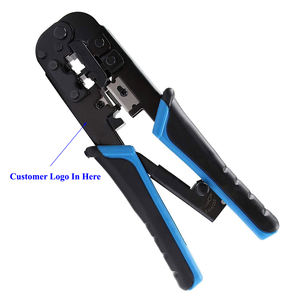 أداة العقص من YUHANG DIY Network-Pass-througn/<span class=keywords><strong>EZ</strong></span>/listric RJ11/RJ12/RJ45 موصلات CAT3/CAT5e/CAT6 UTP/STP متري OEM - Product Image 1