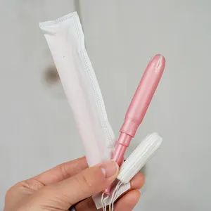 Prodotti per l'igiene femminile tamponi vaginali produttori di tamponi in cotone organico punto pulito