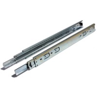 Gestroomlijnde ergonomische metalen push-to-open ladegeleiders met volledige uittrekking en 1 inch extra bewegingsruimte voor medische en kantoorartikelen