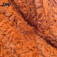 Tissu polaire Sherpa léger et écologique en gros, 100 % polyester, anti-peluchage, couleur personnalisée, pour textile de maison