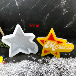 Molde de Silicona para Resina Hecho a Mano, Estilo DIY, Adornos Decorativos y Herramientas para Pasteles, Molde de Yeso para Resina - Product Image 4