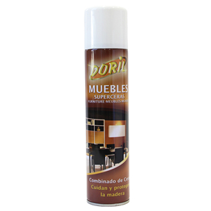 Furniture <b>Polish</b> Spray Super <b>Wax</b> 400ML - Doril Spain Manufacturer Wholesale OEM Private Label - Product Image 1