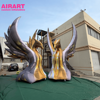 Modèle gonflable de phénix pour la décoration d'expositions d'art |   Peluche gonflable personnalisée en forme d'oiseau phénix pour les événements festifs