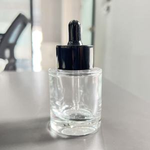 Sang trọng cao cấp rõ ràng 30ml 50ml Huyết thanh chai dầu thủy tinh Chai nhỏ giọt - Product Image 2