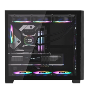 Boîtiers <span class=keywords><strong>PC</strong></span> de jeu JNP 2026 Mid Tower à refroidissement efficace pour la construction de votre ordinateur - Product Image 4