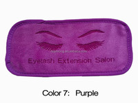 Nouveau Logo privé personnalisé Extensions de cils Salon Serviette frontale Fourniture de greffage pour les soins de beauté