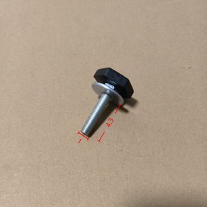 สกรูปรับระดับเครื่องซักผ้า 4.3 มม. หัวพลาสติก สำหรับใช้ในบ้าน - Product Image 1