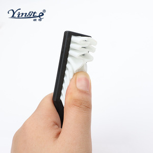 Yinste Rubber <b>Suede</b> Shoe <b>Brush</b> For Stain Removal Cleaning Tool Plastic Handle - Product Image 1
